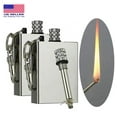 thumbnail image 1 of Flintsupplystore, 5 or More Permanent Match Lighter Waterproof Camping Metal Fire Starter, 1 of 3