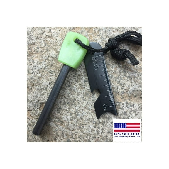 Flintsupplystore, Flint Emergency Camping Fire Starter Bright Green Handle