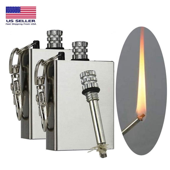 Flintsupplystore Lot 5 or More Permanent Match Lighter Waterproof Camping Metal Fire Starter