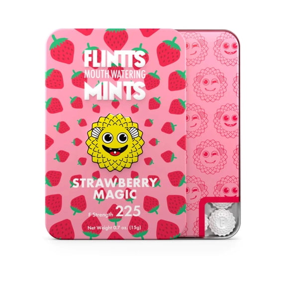 Flintts Mouth Watering Mints, Strawberry Magic, Creamy, Jammy, F ...