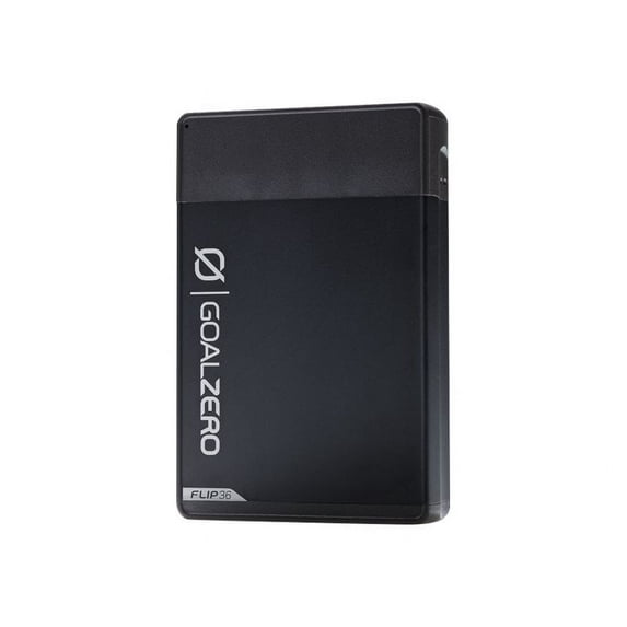 Goal Flip 36 Portable Phone Charger, 10,050mAh/36Wh External Power Bank - Black