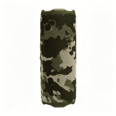 Flip 7 - Portable waterproof and drop-proof speaker, Bold Pro Sound with AI Sound Boost, 16Hrs of Playtime, and PushLock system with interchangeable accessories (Squad)