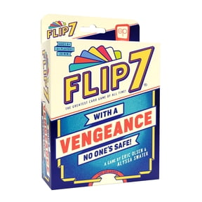 Flip 7: With a Vengeance, Addictive Press Your Luck Game, New Special Action Cards & Negative Modifiers, Fast-Paced, Easy to Teach Party Game from The Op Games (Walmart Exclusive)