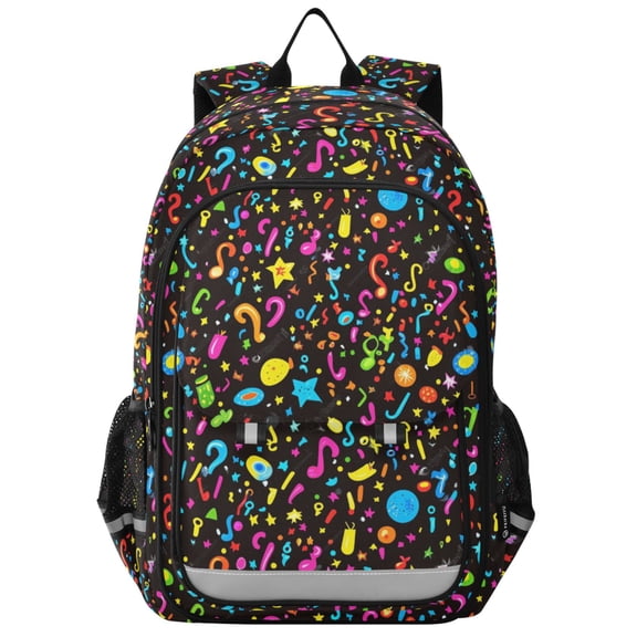 Flip Backpack Party Element Balloon Elementary School Backpack Lightweight Bookbag for School Travel