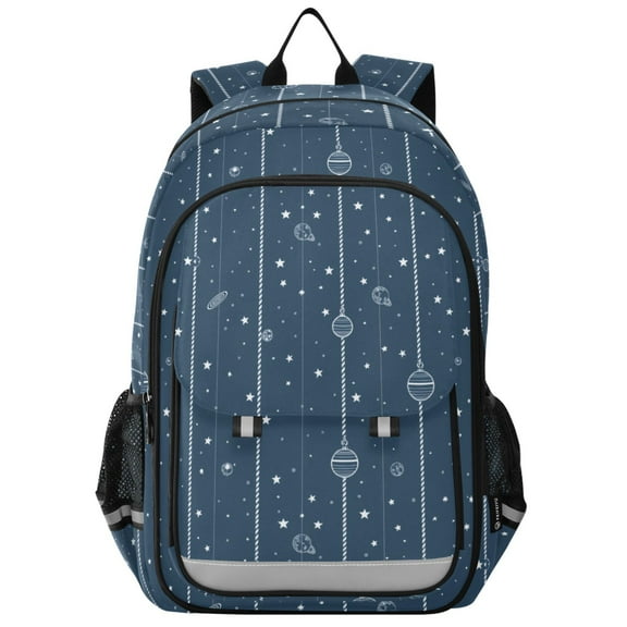 Flip Backpack Stellar Patterns on Strings Elementary School Backpack Lightweight Bookbag for School Travel