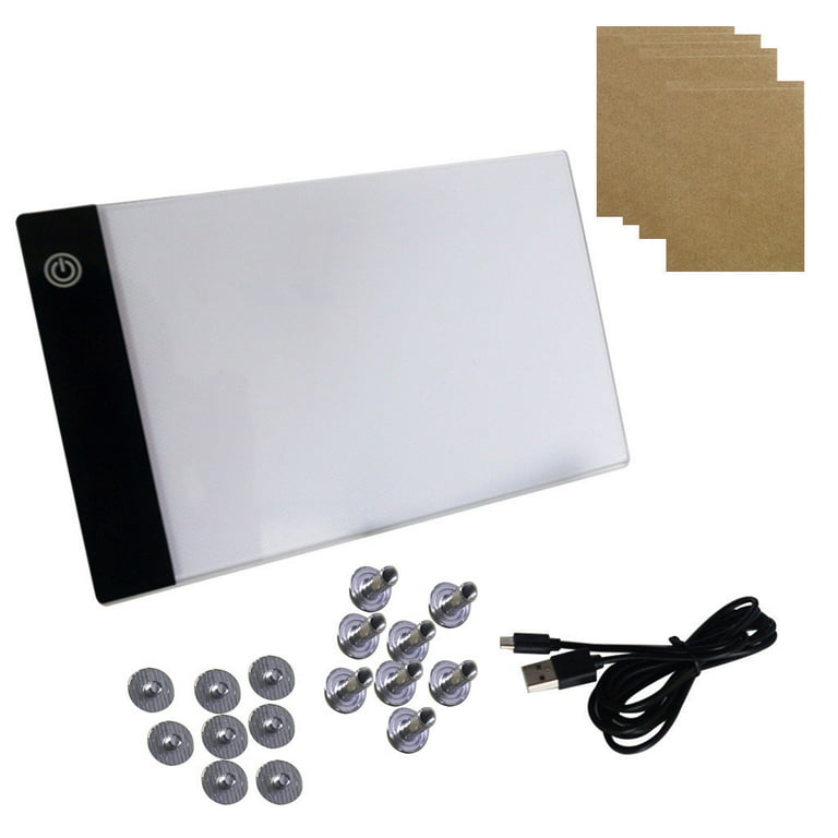 Flip Book Kit with LED Light Pad. Includes 240 Sheets Flip Book Paper with  Screws for Drawing and Tracing. Animation Paper/Blank Flip Books for A5