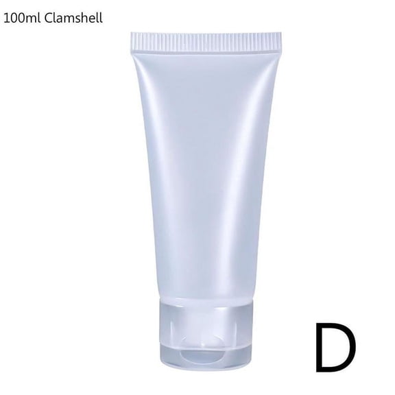 Flip Cap Empty Squeeze Cosmetic Tubes Plastic Travel Portable Bottles K3E2
