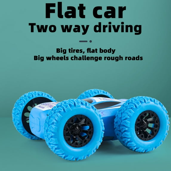 Flip Cars Toys for Kids, Moder Cool Electric Race Stunt Toy, Double-sided Stunt Car, 360 Degree Rotating Car Toy, Small Vehicles Toy for Boys Girls Gifts