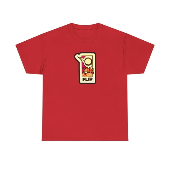 Flip Cartoon Burton Skateboard 2000s Vintage Rare Classic T Shirt Print - Red / 2XL