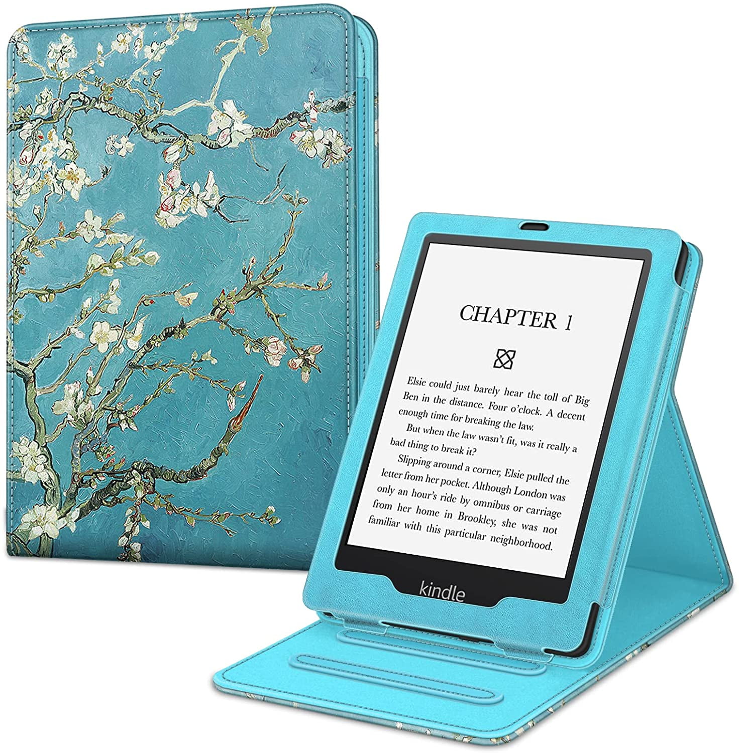 ケース付 Kindle Paperwhtie Signature Edition Fintie, Flip Case for 6.8