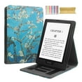 thumbnail image 1 of Flip Case for Amazon Kindle 11th Generation 2022 - Slim Fit Multi-Viewing Stand Cover with Auto Wake/Sleep Case Cover for Amazon Kindle 11th Generation 2022 Edition E-Reader, Apricot Blossom, 1 of 6