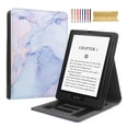 thumbnail image 1 of Flip Case for Amazon Kindle 11th Generation 2022 - Slim Fit Multi-Viewing Stand Cover with Auto Wake/Sleep Case Cover for Amazon Kindle 11th Generation 2022 Edition E-Reader, Purple Marble, 1 of 6