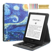 Flip Case for Amazon Kindle Paperwhite 7th Gen 2015/10th Gen 2018 - Slim Fit Multi-Viewing Stand Cover with Auto Wake/Sleep Case Cover for Kindle Paperwhite 3/4 Edition E-Reader, Starry Sky