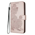 thumbnail image 1 of Flip Case Compatible with Google Pixel 6a, Mandala Embossed Premium PU Leather Hand Wrist Cards Holder Folio Stand Luxury Protective Drop Proof Phone Case for Google Pixel 6a,Rosegold, 1 of 7