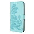 thumbnail image 1 of Flip Case Compatible with Google Pixel 7, Mandala Embossed Premium PU Leather Hand Wrist Cards Holder Folio Stand Luxury Protective Drop Proof Phone Case for Google Pixel 7,Lightblue, 1 of 8