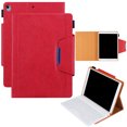 thumbnail image 1 of Flip Case Compatible with iPad 8th/7th Generation (10.2 Inch) & iPad Air (3rd Generation, 10.5 Inch) & iPad Pro Tablet (10.5 Inch) - Leather Protector Case Adjustable Folding Stand Wallet Cover (Red), 1 of 5