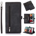 thumbnail image 1 of Flip Case Cover for iPhone 15 Plus Case, Multi-Card Zipper Wallet Phone Case Leather Folio Flip Wallet Magnetic Wallet Case Phone Cover Case for iPhone 15 Plus Back Cover, Black, 1 of 7