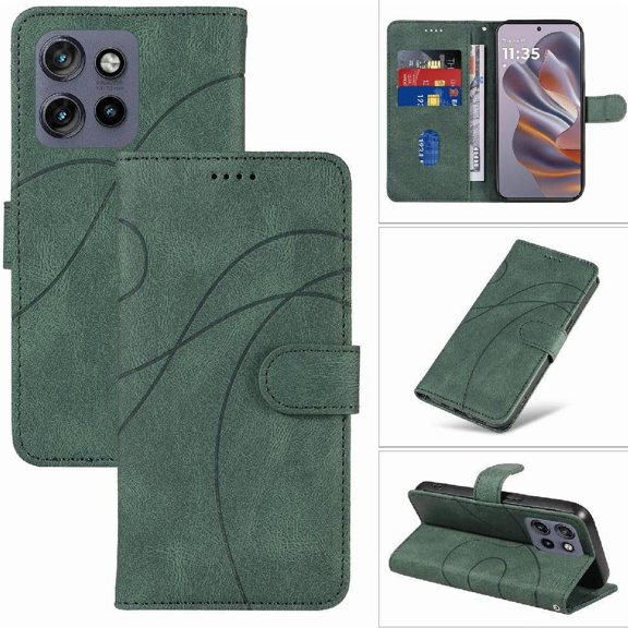 Flip Case For FLOODKING Motorola Edge 50 Neo Card Slots and Kickstand Function Skin Feel Leather