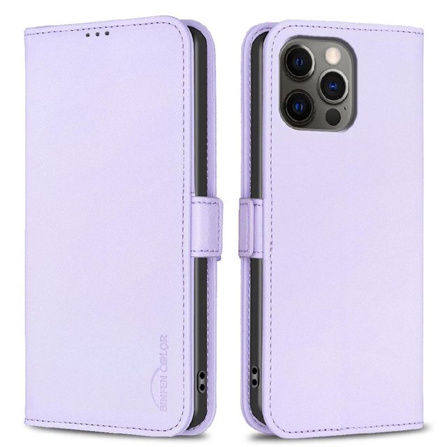Flip Case For IPhone 12 Pro Card Slots Holder PU Leather Wallet