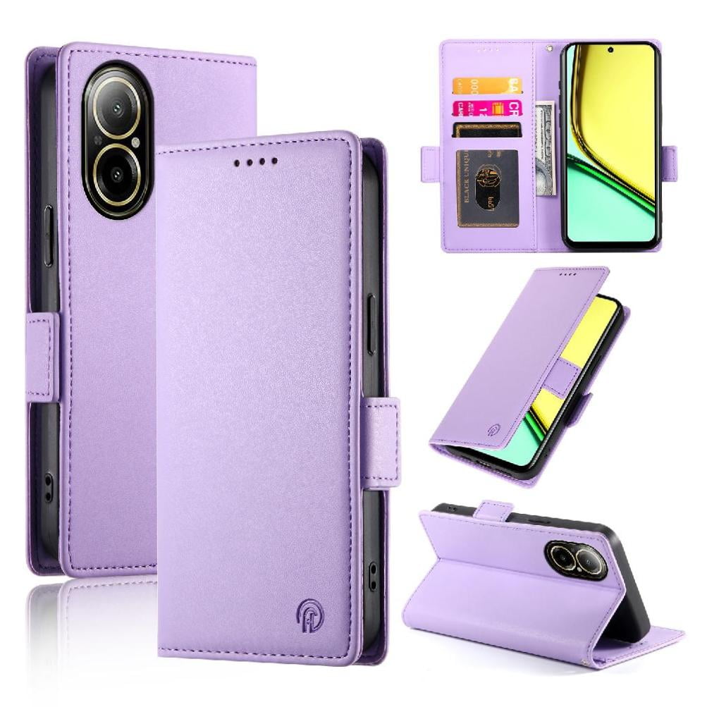 Flip Case For Realme C67 4G Wallet Daily Use Business Flip Card Slots ...