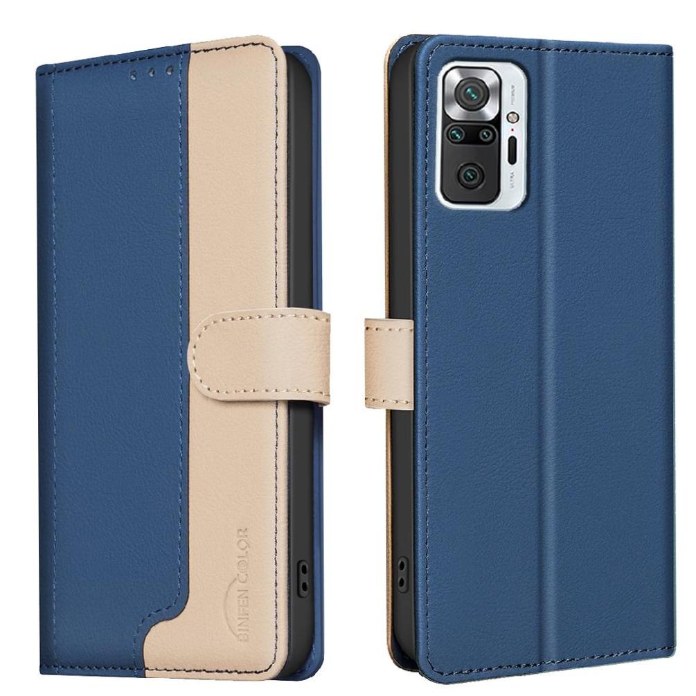 Flip Case For Xiaomi Redmi Note 10 Pro Max RFID Blocking Kickstand Flip