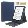 thumbnail image 1 of Flip Case for Kindle Paperwhite (11th Generation) 2021 - Slim Fit Multi-Viewing Stand Cover with Auto Wake/Sleep Case Cover for Kindle Paperwhite 2021 Edition E-Reader, Darkblue, 1 of 6