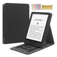 thumbnail image 1 of Flip Case for Kindle Paperwhite (11th Generation) 2021 - Slim Fit Multi-Viewing Stand Cover with Auto Wake/Sleep Case Cover for Kindle Paperwhite 2021 Edition E-Reader, Black, 1 of 6