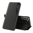thumbnail image 1 of Flip Case for Samsung Galaxy S24 - PU Leather Business Case with Full Body Protection, Kickstand, Smart Clear View Window, Shockproof, Slim Cover for Samsung Galaxy S24 - Black, 1 of 6