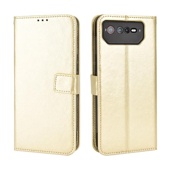 Flip Case for Asus ROG Phone 6/6 PRO All-in-One Wallet Multifunctional Folio Flip Cover with Card Holder and Detachable Wrist Strap