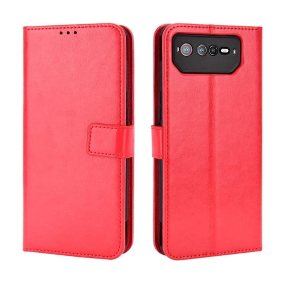 Flip Case for Asus ROG Phone 6/6 PRO All-in-One Wallet Multifunctional Folio Flip Cover with Card Holder and Detachable Wrist Strap
