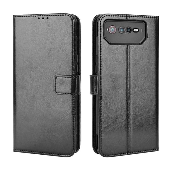 Flip Case for Asus ROG Phone 6/6 PRO All-in-One Wallet Multifunctional Folio Flip Cover with Card Holder and Detachable Wrist Strap