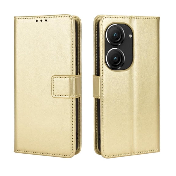 Flip Case for Asus Zenfone 9 All-in-One Wallet Multifunctional Folio Flip Cover with Card Holder and Detachable Wrist Strap