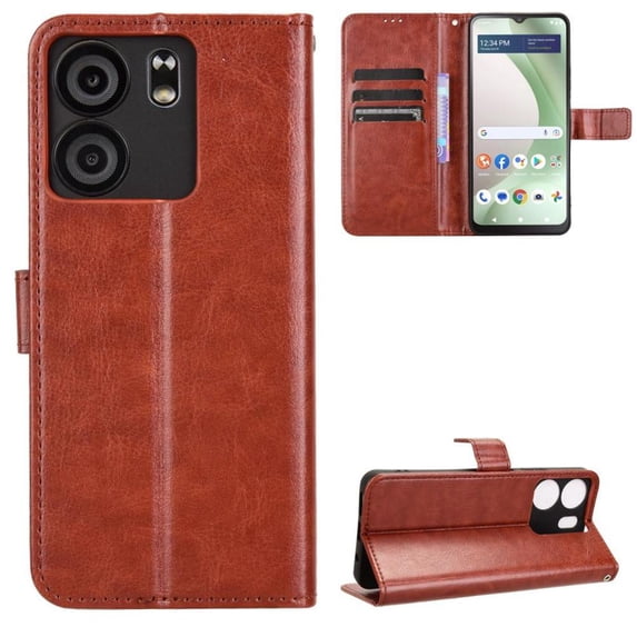 Flip Case for BLU View 5 All-in-One Wallet Multifunctional Folio Flip Cover with Card Holder and Detachable Wrist Strap