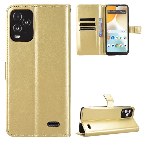 Flip Case for BLU View 5 Pro All-in-One Wallet Multifunctional Folio Flip Cover with Card Holder and Detachable Wrist Strap