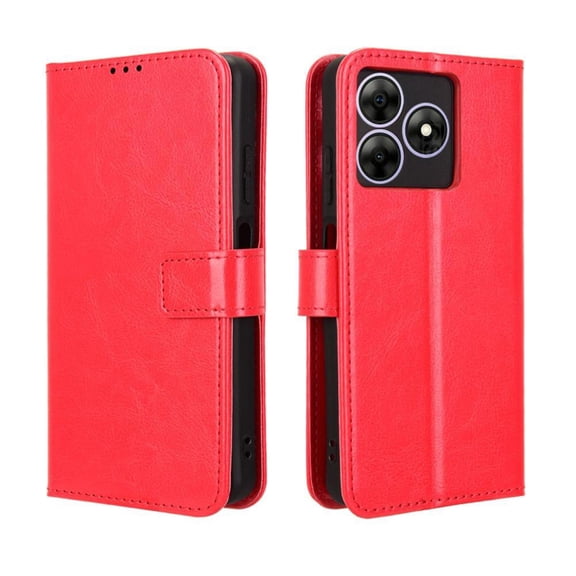 Flip Case for Blackview Wave 8/Wave 8C/Oscal Flat 2 All-in-One Wallet Multifunctional Folio Flip Cover with Card Holder and Detachable Wrist Strap