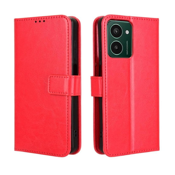 Flip Case for HMD Pulse PRO/Pulse Plus All-in-One Wallet Multifunctional Folio Flip Cover with Card Holder and Detachable Wrist Strap