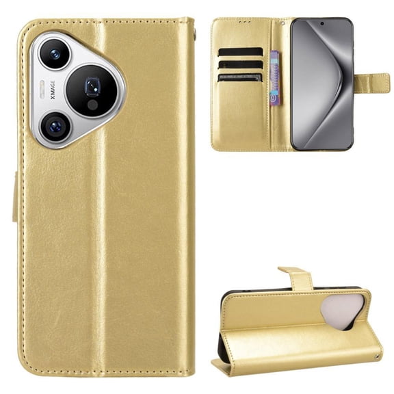 Flip Case for Huawei Pura 70 All-in-One Wallet Multifunctional Folio Flip Cover with Card Holder and Detachable Wrist Strap