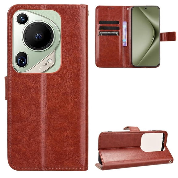 Flip Case for Huawei Pura 70 Ultra All-in-One Wallet Multifunctional Folio Flip Cover with Card Holder and Detachable Wrist Strap