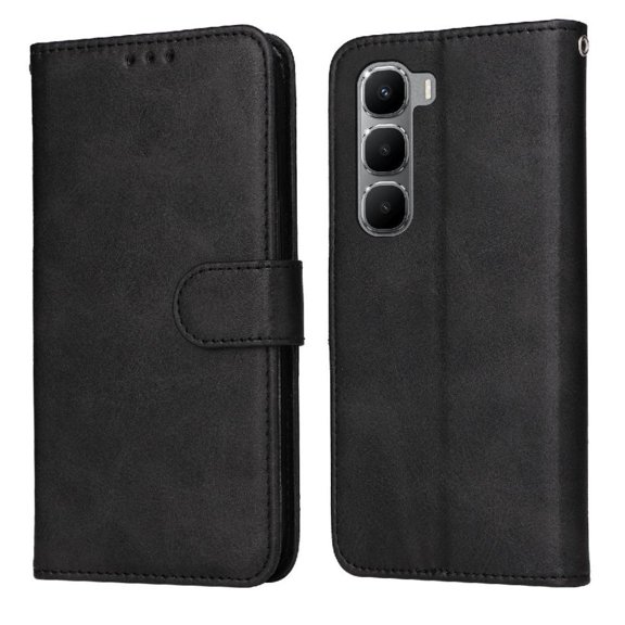 Flip Case for Infinix Hot 60i 4g Precise Cutouts Flip Cover Magnetic Closure Card Slots