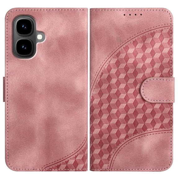 Flip Case for Infinix Smart 10 Flip Business Magnetic Card Holder Shockproof Leather Case Pu Leather Flip Cover Geometric Pattern