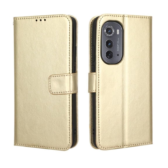 Flip Case for Motorola EDGE 2022 All-in-One Wallet Multifunctional Folio Flip Cover with Card Holder and Detachable Wrist Strap