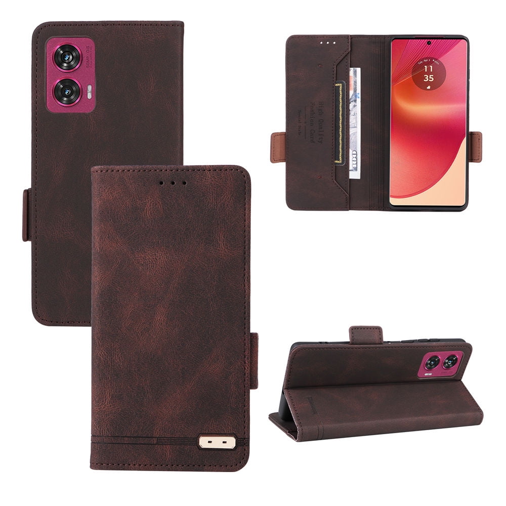 Etui Dla Motorola Edge 40 Neo 5G Etui Folio Ze Skóry Pu Kickstand Ochronny - Etui Na Telefon