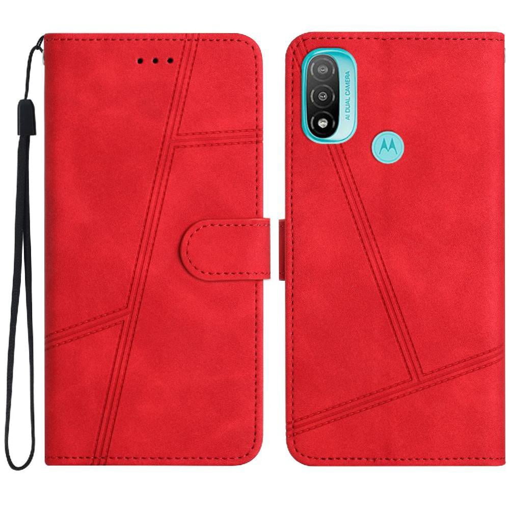 Motorola Moto E20/E30/E40 Hülle – PU Leder Flipcase Mit Kartenfächern & Standfunktion