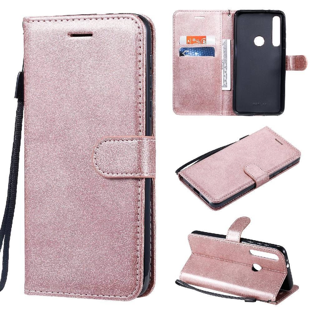 Custodia Revive In Similpelle Per Motorola G8 Power, Flip Folio Con Porta Carte E Kickstand