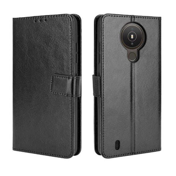 Flip Case for Nokia 1.4 All-in-One Wallet Multifunctional Folio Flip Cover with Card Holder and Detachable Wrist Strap