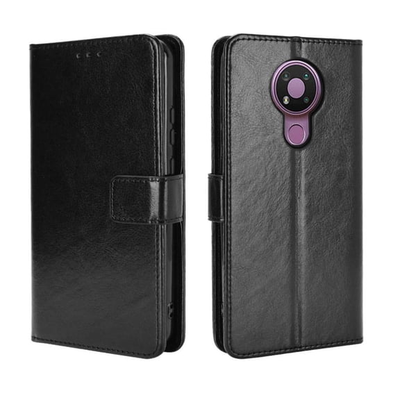 Flip Case for Nokia 3.4 All-in-One Wallet Multifunctional Folio Flip Cover with Card Holder and Detachable Wrist Strap
