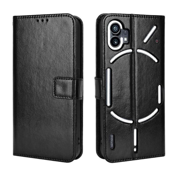 Flip Case for Nothing Phone 1 All-in-One Wallet Multifunctional Folio Flip Cover with Card Holder and Detachable Wrist Strap