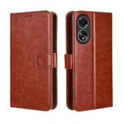 Flip Case for OPPO A58 4G All-in-One Wallet Multifunctional Folio Flip Cover with Card Holder and Detachable Wrist Strap