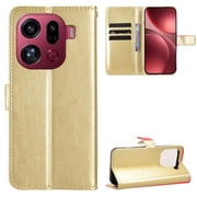 Flip Case for OPPO Find X9 Pro All-in-One Wallet Multifunctional Folio Flip Cover with Card Holder and Detachable Wrist Strap