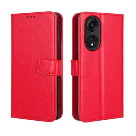 Flip Case for OPPO Reno 8T 5G All-in-One Wallet Multifunctional Folio Flip Cover with Card Holder and Detachable Wrist Strap